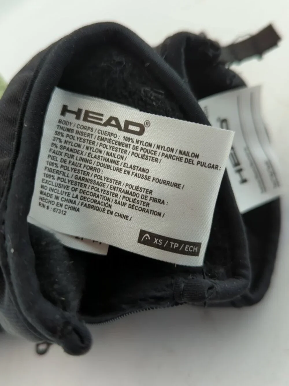 Head Youth Winter Gloves Black Item 1533929 UPC 718976-06-4543 Extra Small